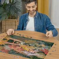 RAVENSBURGER Puzzle Kouzelné zahrady: Daigodži, Kjóto, Japonsko 1000 dílků