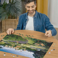 RAVENSBURGER Puzzle Kouzelné zahrady: Královské zahrady, hrad Sudeley, Anglie 1000 dílků