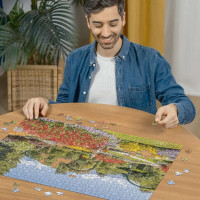 RAVENSBURGER Puzzle Kouzelné zahrady: Park Pallavicino, Itálie 1000 dílků