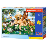 CASTORLAND Puzzle Letní přátelé 200 dílků