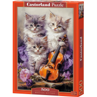 CASTORLAND Puzzle Muzikální koťata 500 dílků