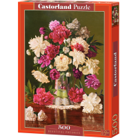 CASTORLAND Puzzle Nádherné pivoňky 500 dílků