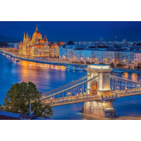 CASTORLAND Puzzle Noční Budapešť 500 dílků