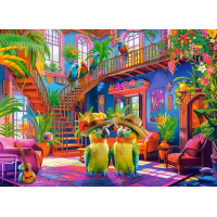 CASTORLAND Puzzle Papoušci v ráji 200 dílků