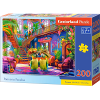 CASTORLAND Puzzle Papoušci v ráji 200 dílků
