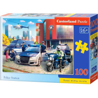 CASTORLAND Puzzle Policejní stanice 100 dílků
