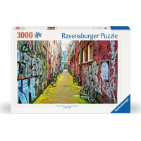 RAVENSBURGER Puzzle Street Art v Amsterdamu 3000 dílků