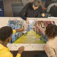 RAVENSBURGER Puzzle Street Art v Amsterdamu 3000 dílků
