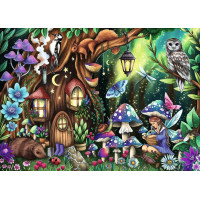 RAVENSBURGER Puzzle V kouzelném lese 1000 dílků