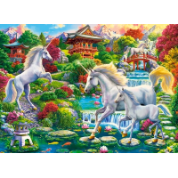 CASTORLAND Puzzle Zahrada jednorožců 300 dílků