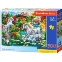 CASTORLAND Puzzle Zahrada jednorožců 300 dílků