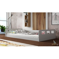 Dětská Montessori postel RUBY - 200x90 cm - bílá