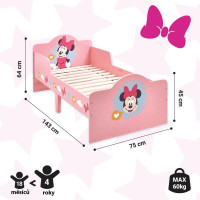 Dětská postel Disney Minnie Mouse - 140x70 cm