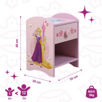 Noční stolek Disney princezny - růžový