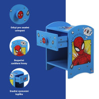 Noční stolek Spiderman - modrý