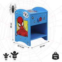 Noční stolek Spiderman - modrý