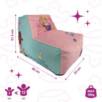 Sedací vak Disney princezny - růžový