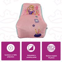 Sedací vak Disney princezny - růžový