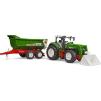 Bruder Traktor ROADMAX s čelním nakladačem a vozem