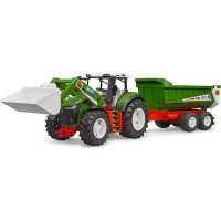 Bruder Traktor ROADMAX s čelním nakladačem a vozem