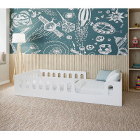 Dětská Montessori postel TIMON - 180x80 cm - bílá