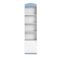 Regál BABY DREAMS 46 cm - bílý/modrý