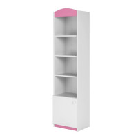Regál BABY DREAMS 46 cm - bílý/růžový