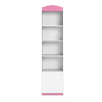 Regál BABY DREAMS 46 cm - bílý/růžový