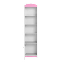 Regál BABY DREAMS 46 cm - bílý/růžový
