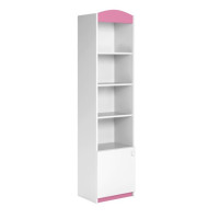 Regál BABY DREAMS 46 cm - bílý/růžový