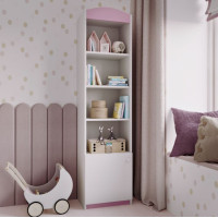 Regál BABY DREAMS 46 cm - bílý/růžový