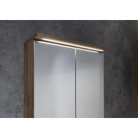 Aqualine KAWA STRIP galerka s LED osvětlením 60x70x22cm, dub emporio WGL36S