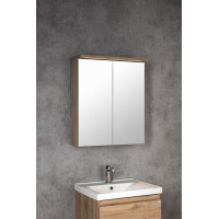 Aqualine KAWA STRIP galerka s LED osvětlením 60x70x22cm, dub emporio WGL36S