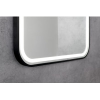 Sapho CETIS zrcadlo s LED osvětlením 60x80cm, černá mat CT080