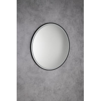 Sapho KADRIS kulaté zrcadlo s LED osvětlením ø 60cm, černá mat KD060