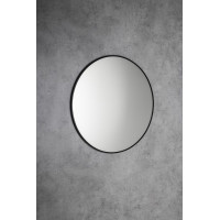 Sapho AROWANA kulaté zrcadlo v rámu ø 100cm, černá mat AWB100