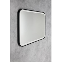 Sapho CETIS zrcadlo s LED osvětlením 100x70cm, černá mat CT100