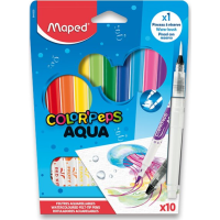 MAPED Fixy Color'Peps Aqua 10 ks + vodní štětec