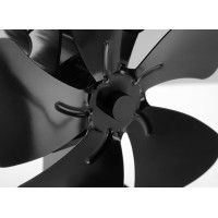 Krbový ventilátor KAMEN - 5lopatkový - černý