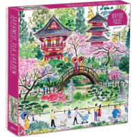 Galison Puzzle Japonská čajová zahrada 300 dílků