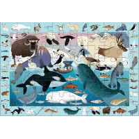 Mudpuppy Puzzle skládej a hledej Život v Arktidě 64 dílů