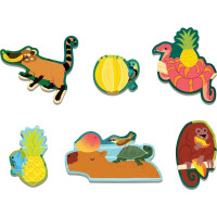 Mudpuppy Puzzle Ovocná džungle s vůní 60 dílků