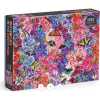 Galison Puzzle Motýli v sladkých hrášcích 1000 dílků