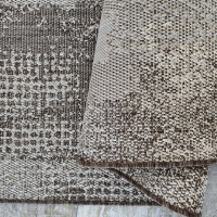 Oboustranný koberec NEEDLE Stain - hnědý