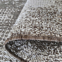 Oboustranný koberec NEEDLE Stain - hnědý