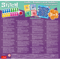 TREFL Hry Lilo & Stitch, 2v1: Člověče, nezlob se a Hadi a žebříky