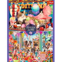 TREFL Puzzle Chlupatí přátelé 2x500 dílků