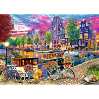 TREFL Puzzle Evropská města 2x500 dílků