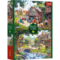 TREFL Puzzle Idylický život 2x500 dílků