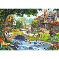 TREFL Puzzle Idylický život 2x500 dílků